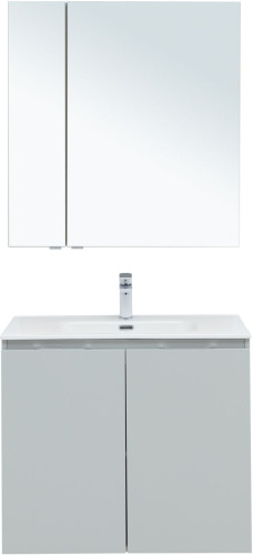 Мебель для ванной Aquanet Алвита New 80 2 дверцы, серый