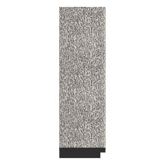 Зеркало настенное с гравировкой EVOFORM в багетной раме чеканка серебряная, 76х158 см, BY 4281