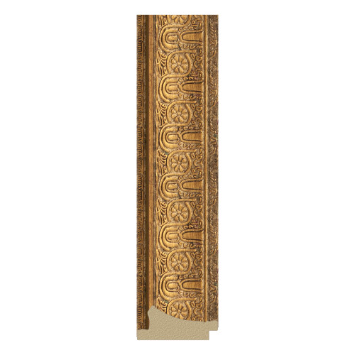 Зеркало настенное с гравировкой EVOFORM в багетной раме медный эльдорадо, 129х183 см, BY 4481