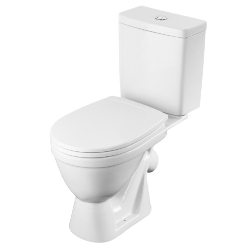 Унитаз-компакт Santek Уно эконом: полипропилен, пластиковый крепеж, softclose