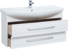 Тумба с раковиной Aquanet Остин 120 белый