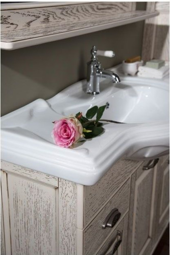 Тумба с раковиной Aquanet Тесса 105 жасмин/сандал