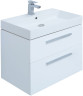 Тумба под раковину Aquanet Nova 70 (Slim Synergy) белый (2 ящика)