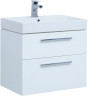 Тумба под раковину Aquanet Nova 70 (Slim Synergy) белый (2 ящика)