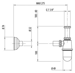 Сифон Gattoni Accessori 0152
