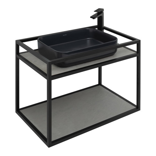 Консоль под раковину подвесная Allen Brau Liberty 75 1.33001.BB черный