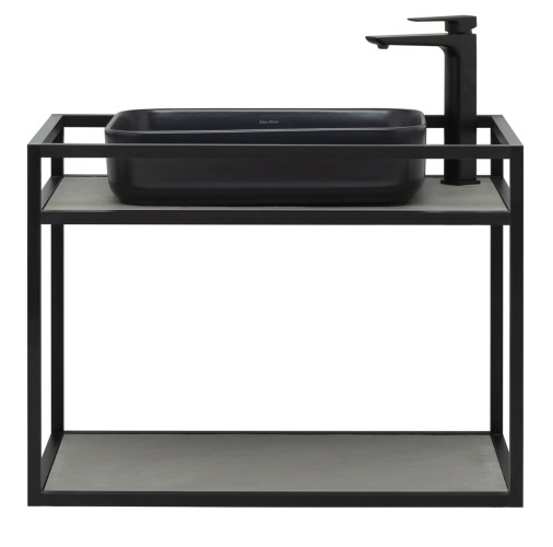 Консоль под раковину подвесная Allen Brau Liberty 75 1.33001.BB черный