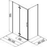 Душевой уголок Aquanet Logic C1000 AE32-S-100x100U-CT 1000x1000, прозрачное стекло