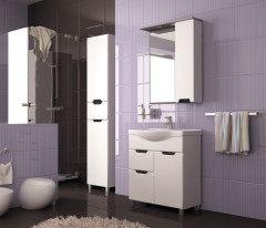 Зеркало-шкаф навесной с подсветкой MIXLINE Прометей левый (534972)