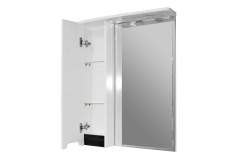 Зеркало-шкаф навесной с подсветкой MIXLINE Прометей левый (534972)