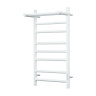 Полотенцесушитель электрический с полочкой (лесенка) Bauedge Stil Shelf DB-0019, 40x80 см