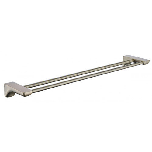 Держатель полотенца(прямой) 2-х уровневая KAISER бронза (цинк) (KH-4508)