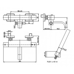 Смеситель Paini Dax-R 84CR105TH