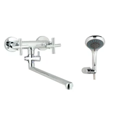 Смеситель универсальный 30 см c душевой насадкой GPD Nino AEB08-3