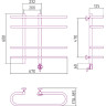 Электрический полотенцесушитель Сунержа Фурор 600x700