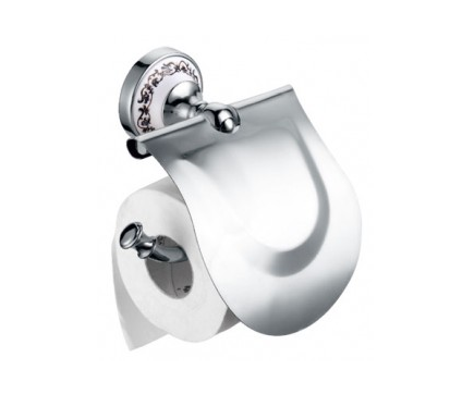 Держатель туалетной бумаги Fixsen Bogema с крышкой, хром (FX-78510)