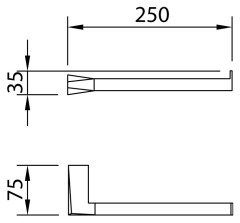 Полотенцедержатель Clever Ventu 25 99474