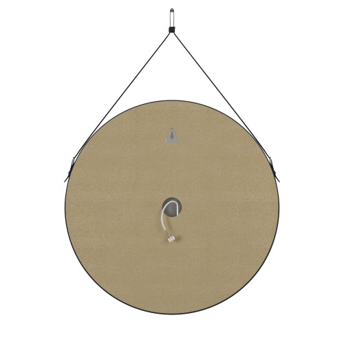 Зеркало OWL 1975 Viken Black с LED подсветкой, D650