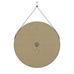 Зеркало OWL 1975 Viken Black с LED подсветкой, D650