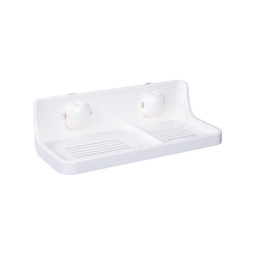 Полочка прямоугольная Fixsen Grampus одноэтажная, белая (GR-3309)