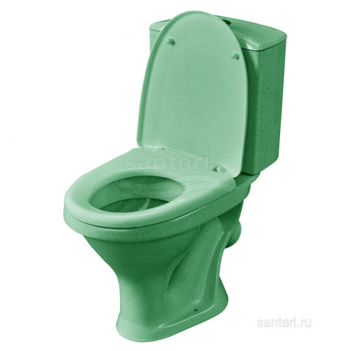 Унитаз-компакт Santeri Вест крап салатовый 1.P201.8.S02.00B.F
