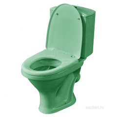 Унитаз-компакт Santeri Вест крап салатовый 1.P201.8.S02.00B.F