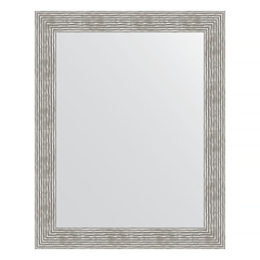Зеркало настенное EVOFORM в багетной раме волна хром, 80х100 см, BY 3281
