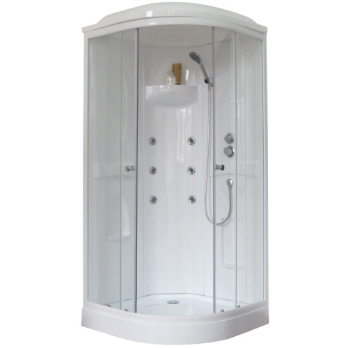 Душевая кабина Royal Bath НК RB90HK2-Т-CH 90x90 с гидромассажем
