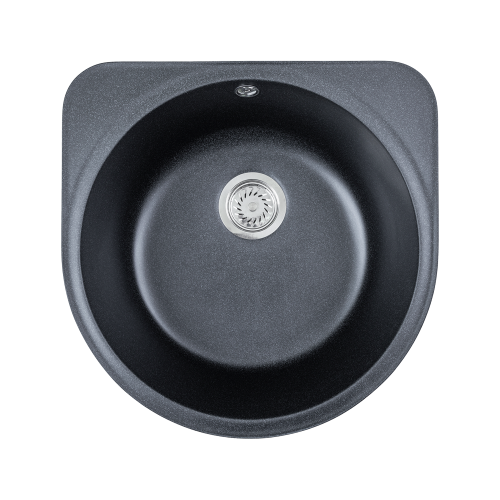 Кухонная мойка Formastone FostoGran Церера, круглая, цвет антрацит