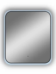 Зеркало Континент Torry Led 600х700 с фоновой подсветкой, бесконтактным сенсором, черной окантовкой