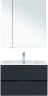 Мебель для ванной Aquanet Алвита New 80 2 ящика, антрацит