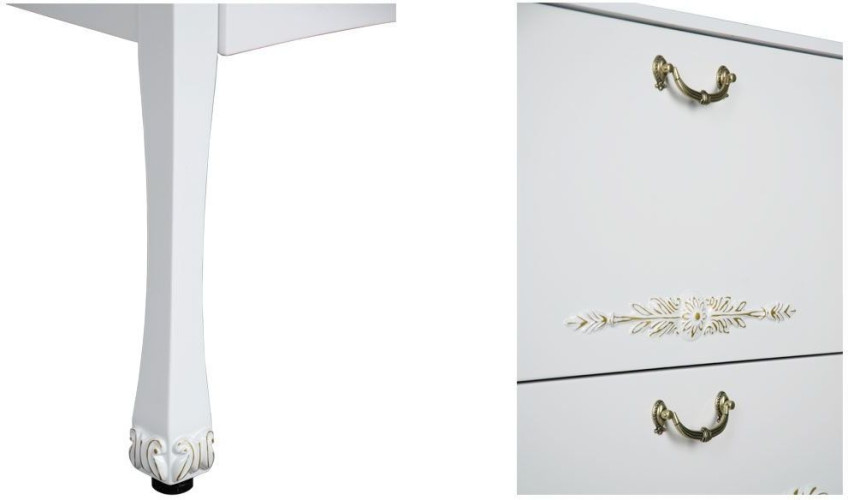 Мебель для ванной Aquanet Виктория 120 белый/золото