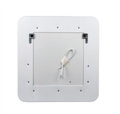 Зеркало Style Line Атлантика 60*60 с подсветкой и часами