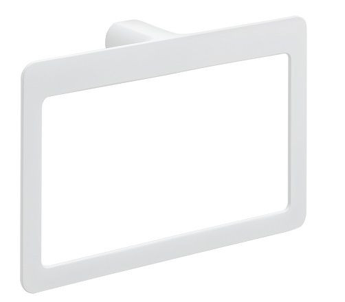 Gedy Pirenei, полотенцедержатель - кольцо, цвет белый матовый