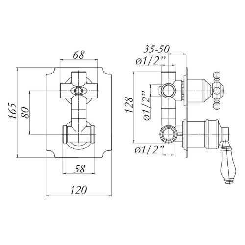 Смеситель для душа Migliore Ermitage ML.ERM-7031