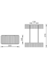 Полка для ванной B 082601 Br