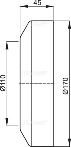Обрамление для унитаза Alcaplast A98