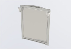 Зеркало Aquanet Луис 80 белый