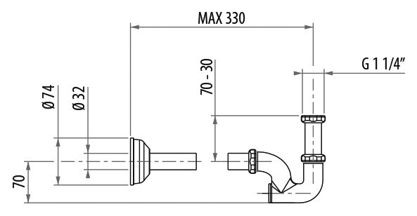 Сифон Gattoni Accessori 0154