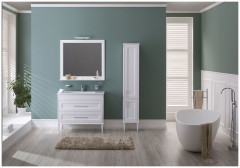 Пенал Aquanet Бостон 36 L белый матовый