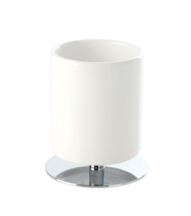 Stil Haus Opera, настольный керамический стакан, цвет хром