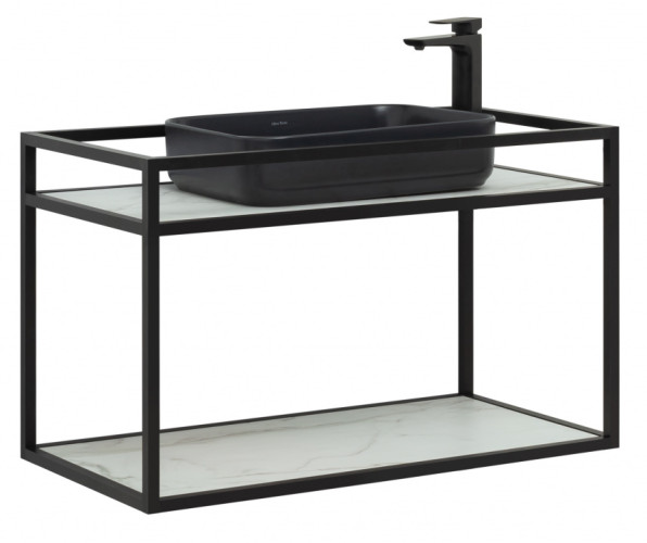 Консоль под раковину подвесная Allen Brau Liberty 90 1.33003.BB черный