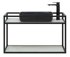 Консоль под раковину подвесная Allen Brau Liberty 90 1.33003.BB черный