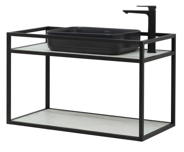 Консоль под раковину подвесная Allen Brau Liberty 90 1.33003.BB черный