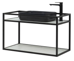 Консоль под раковину подвесная Allen Brau Liberty 90 1.33003.BB черный