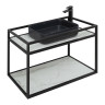 Консоль под раковину подвесная Allen Brau Liberty 90 1.33003.BB черный