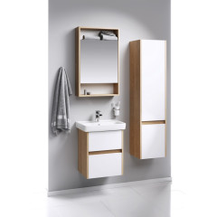 Зеркальный шкаф 50 см Aqwella SIT0405DB