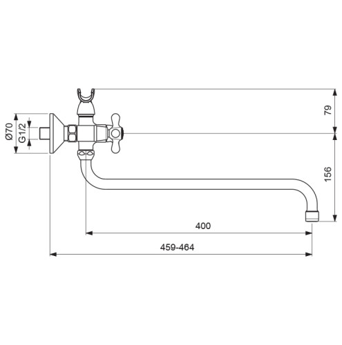 Смеситель для ванны/душа Vidima RETRO BA349AA
