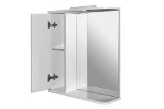 Зеркало-шкаф навесной с подсветкой MIXLINE Этьен-65 левый (534830)