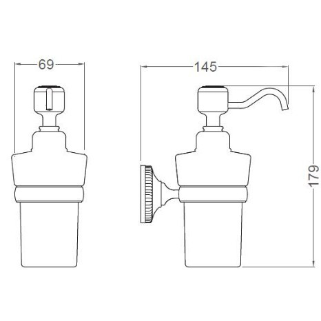 Дозатор жидкого мыла Schein Superior 7066020